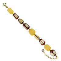 Bracelet en argent et Ambre baltique