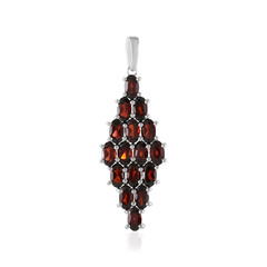 Pendentif en argent et Grenat du Mozambique