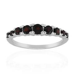 Bague en argent et Grenat