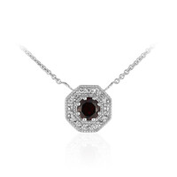 Collier en argent et Grenat du Mozambique