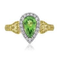 Bague en or et Grenat Tsavorite AAA (CIRARI)