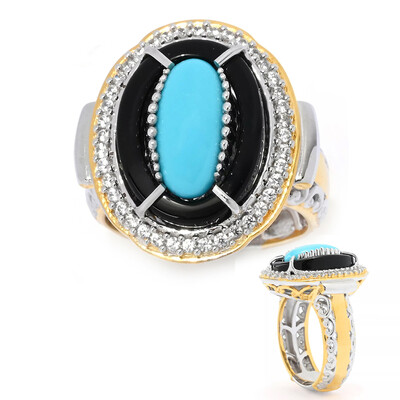 Bague en argent et Onyx noir (Gems en Vogue)