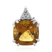 Pendentif en argent et Quartz savane (PHANTASIA)