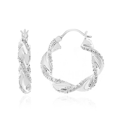 Boucles d'oreilles en argent et Zircon