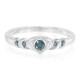 Bague en argent et Diamant fantaisie