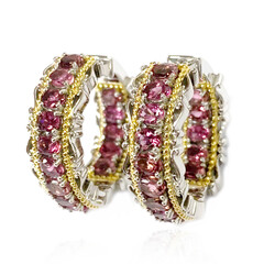 Boucles d'oreilles en argent et Tourmaline rose (Dallas Prince Designs)