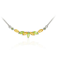 Collier en argent et Citrine