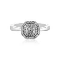 Bague en argent et Diamant I1 couleur (I)