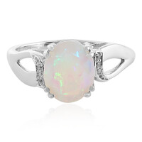 Bague en argent et Opale Welo