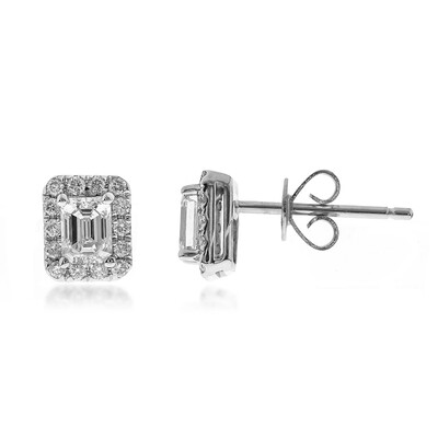 Boucles d'oreilles en or et Diamant SI1 (H) (CIRARI)