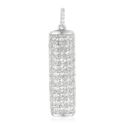 Pendentif en argent et Topaze blanche