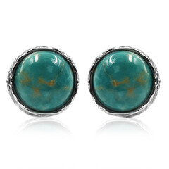 Boucles d'oreilles en argent et Turquoise de Tyrone