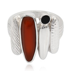 Bague en argent et Cornaline