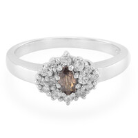 Bague en argent et Grenat à couleurs changeantes de Madagascar
