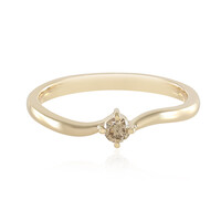 Bague en or et Diamant chocolat SI1