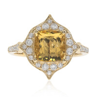 Bague en or et Topaze Impériale AAA (CIRARI)