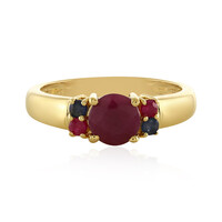 Bague en argent et Rubis