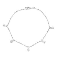 Bracelet en argent et Diamant I2 (I)