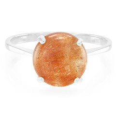 Bague en argent et Pierre du Soleil