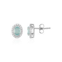 Boucles d'oreilles en argent et Grandidierite