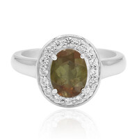 Bague en argent et Andalousite