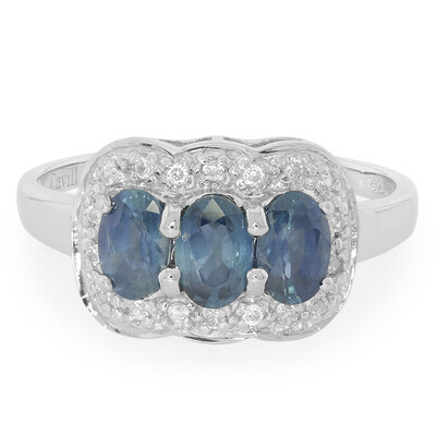 Bague en argent et Saphir de Kanchanaburi