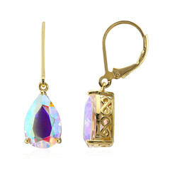 Boucles d'oreilles en argent et Quartz Rayon de Lune
