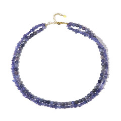 Collier en argent et Tanzanite