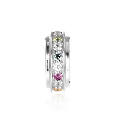 Pendentif en argent et Zircon (MONOSONO COLLECTION)