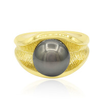 Bague en argent et Perle de culture de Tahiti (TPC)