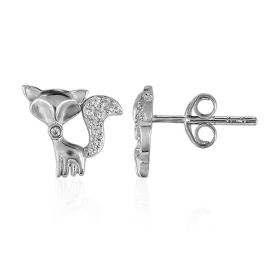 Boucles d'oreilles en argent et Zircon