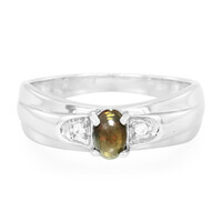 Bague pour homme en argent et Opale Mezezo