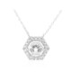 Collier en argent et Topaze blanche