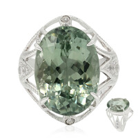 Bague en argent et Améthyste verte d'Esperanza