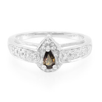 Bague en argent et Saphir à couleur changeante non chauffé