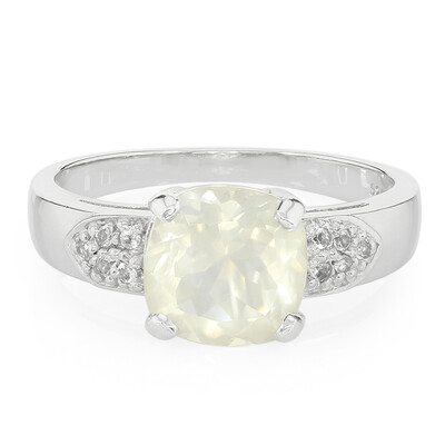 Bague en argent et Orthose