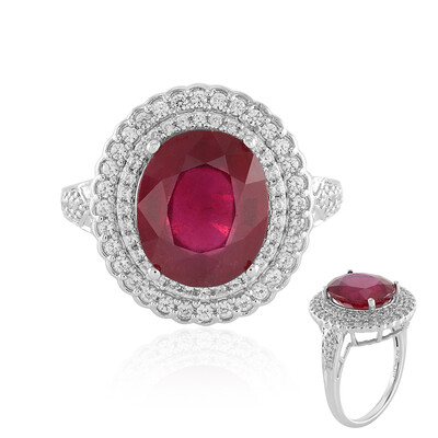 Bague en argent et Rubis de Bemainty