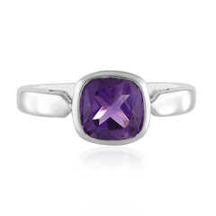 Bague en argent et Améthyste de Sibérie