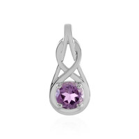 Pendentif en argent et Quartz azur