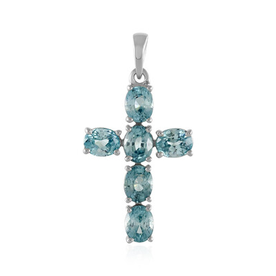 Pendentif en argent et Zircon de Ratanakiri