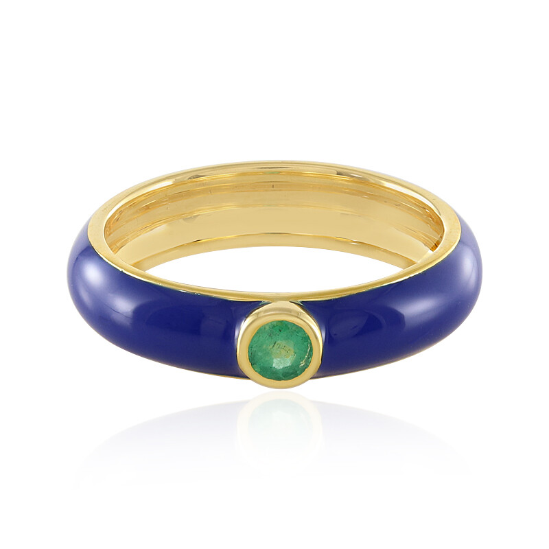 Bague aigle bicéphale, blason empire russe en or 18 carats et diamants