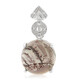 Pendentif en argent et Jaspe dendritique de Sonora