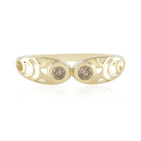 Bague en or et Diamant champagne I2 (Ornaments by de Melo)