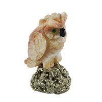 Figurine et Calcite albâtre