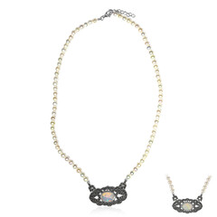 Collier en argent et Opale Welo (Annette classic)