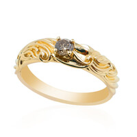 Bague en or et Diamant champagne SI2 d'Argyle (de Melo)