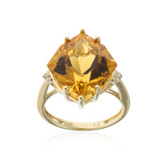 Bague en or et Citrine (CIRARI)