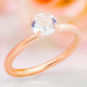 Bague en argent et Topaze blanche
