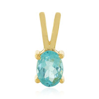 Pendentif en argent et Apatite