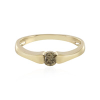 Bague en or et Diamant chocolat I1